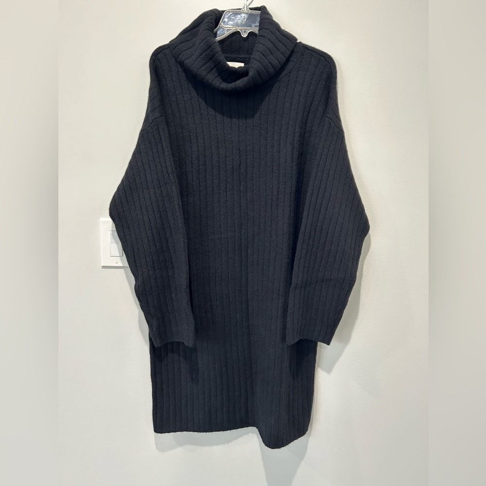 Abercrombie and Fitch Black Sweater Dress Large Tall